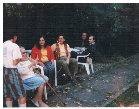 Jardin du 6 rue Ampère vers 1993... à Sèvres