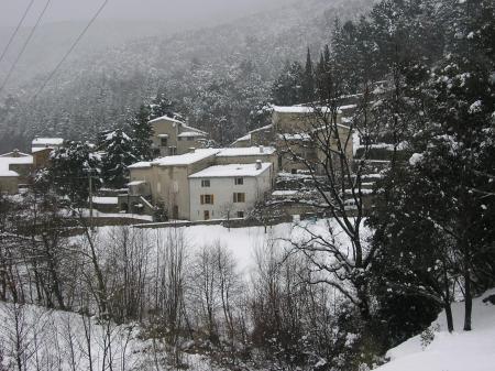 Vue sur le hameau principal des Horts